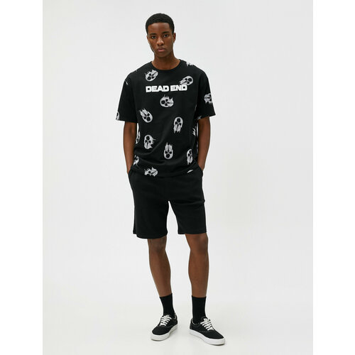 фото Шорты koton, размер 46, черный