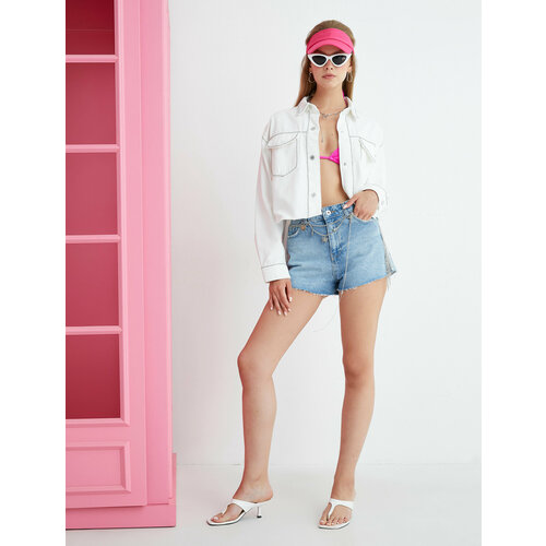 фото Шорты koton, размер 40, синий