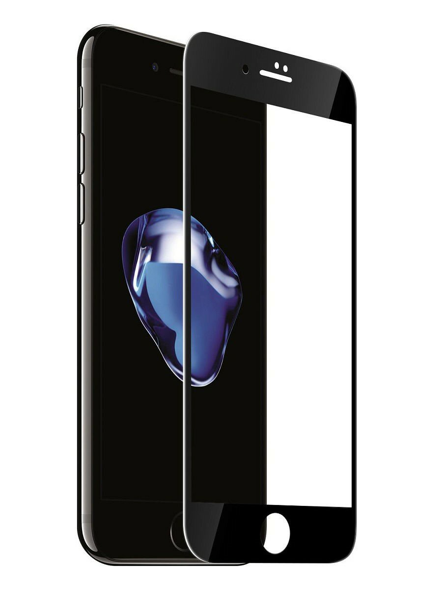 Защитное стекло на iPhone 7Plus/8Plus, 5D, черное
