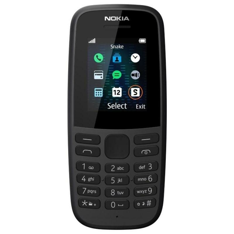 Мобильный телефон NOKIA 105 SS TA-1203, черный - фото №15