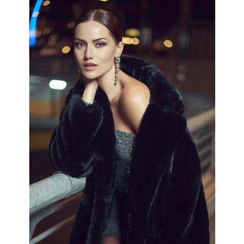 фото Платье koton, размер 40, серый