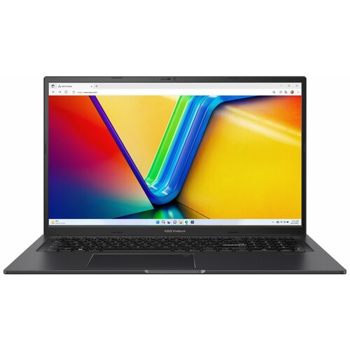 Ноутбук Asus VivoBook 17X K3704VA-AU102 17.3(1920x1080) Intel Core i9 13900H(2.6Ghz)/16GB SSD 1 TB/ /No OS/90NB1091-M00420