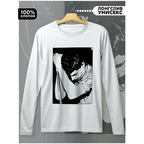 фото Лонгслив бруталити, размер l, белый