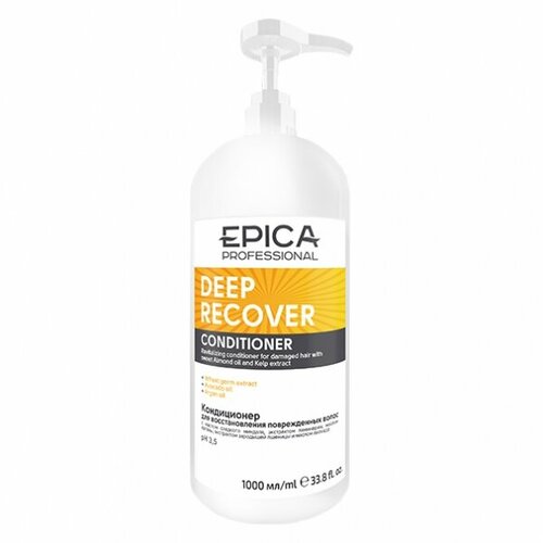 Epica Кондиционер для поврежденных волос с маслом сладкого миндаля и экстрактом ламинарии (Deep Recover) 91333 1000 мл