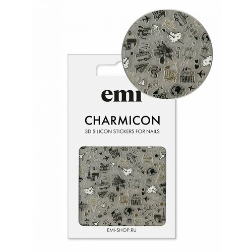 Charmicon 3D Silicone Stickers № 232 Путешествия 1