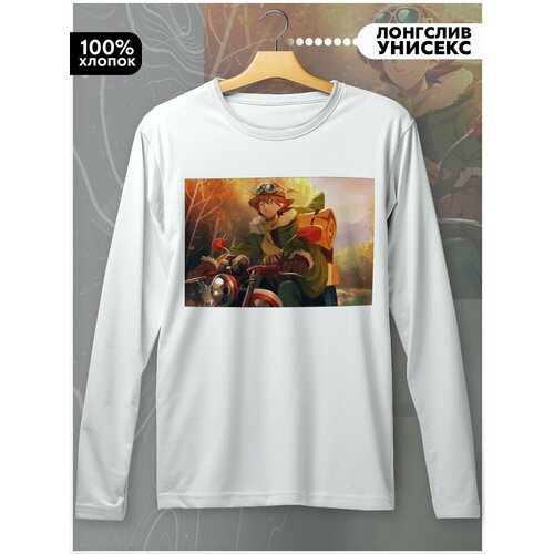 фото Лонгслив бруталити, размер l, белый