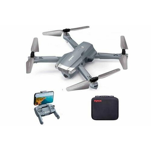 Квадрокоптер Syma с камерой FPV, 4K камера, GPS 2.4G с сумкой - SYMA-X30-BAG