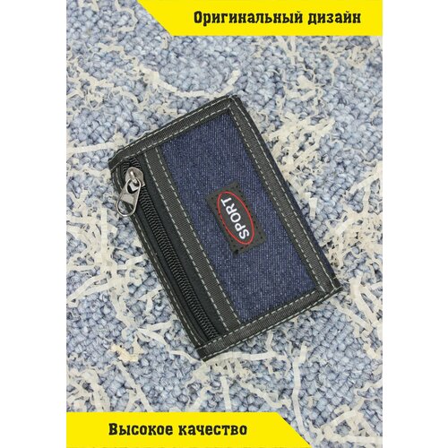 Бумажник WJCB202307, черный, синий