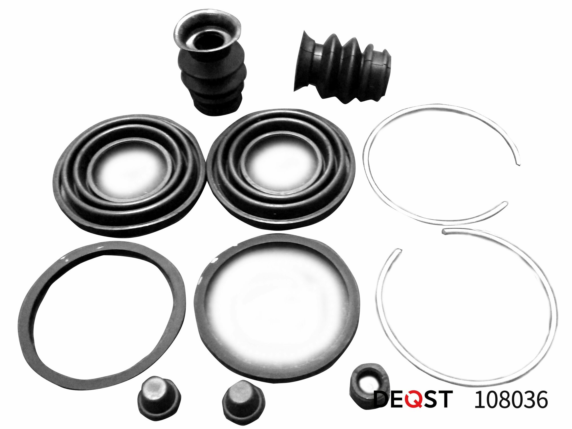 Ремкомплект суппорта Mitsubishi Galant 00-04, Lancer 96-19, Outlander 03-, Pajero 01- Deqst