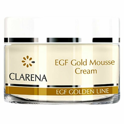 Пептидный крем-мусс с коллоидным золотом и BIO-плацентой Clarena EGF Gold Mousse Cream 50мл