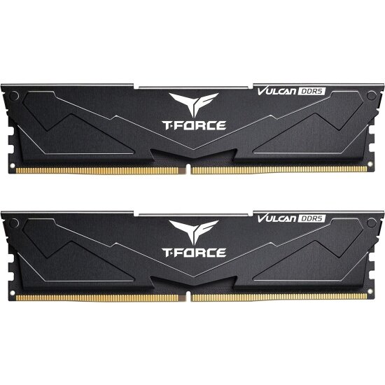 Оперативная память DIMM Team Group TEAMGROUP T-Force Vulcan 32GB (16GB x2) DDR5-5600 Black (FLBD532G5600HC36BDC01)