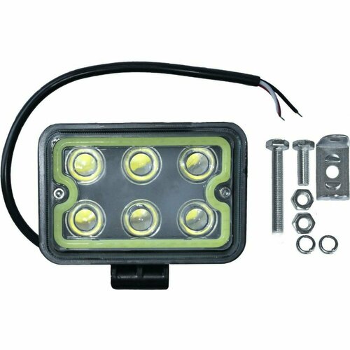 Универсальная светодиодная противотуманная фара Дали-Авто 1 шт. в упаковке, 18W, 6 LED, 2,9-40V, 112х78х61мм DA-02367