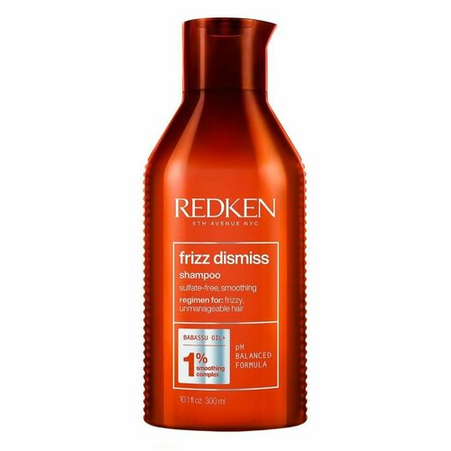 маска для волос redken разглаживающая маска frizz dismiss для непослушных волос Redken Frizz Dismis Смягчающий шампунь для дисциплины непослушных волос