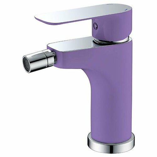 Смеситель для биде Triton, модель 19506 Z, рычажный, фиолетовый