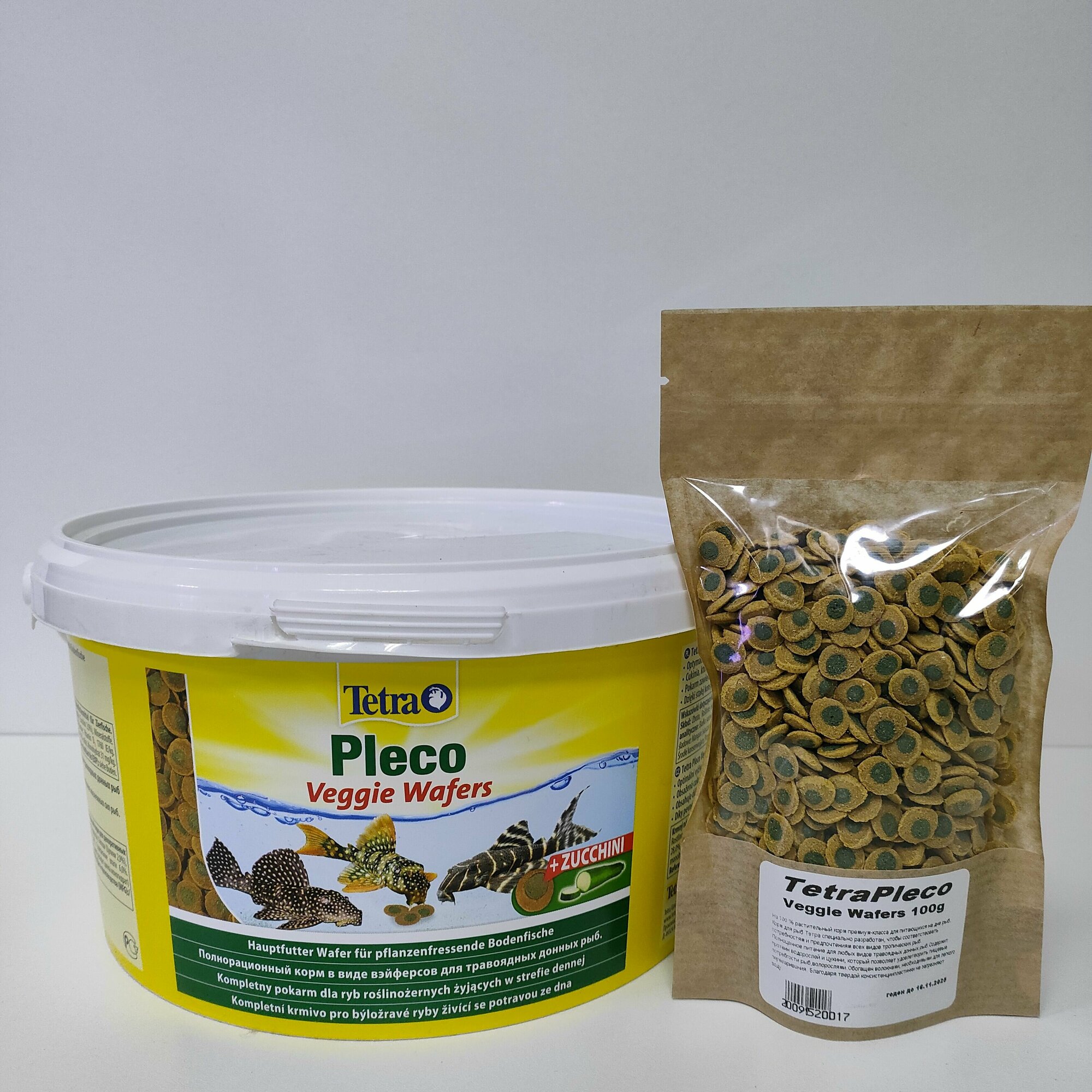 Корм для донных рыб Tetra Pleco Veggie Wafers 100гр - фотография № 2