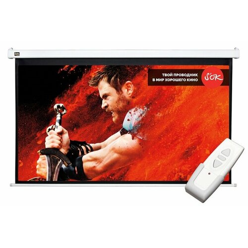 Экран для проектора Sakura Cinema S OK SCPSM-221X125FG 16:9 Pro white