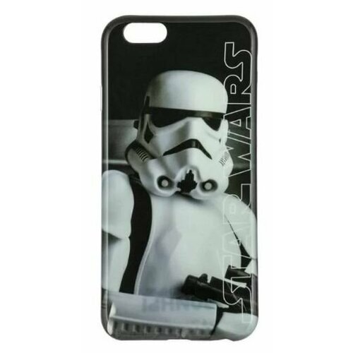 Чехол накладка Fresh Trend Star Wars Штурмовик для Apple iPhone 6/6S черно-белый