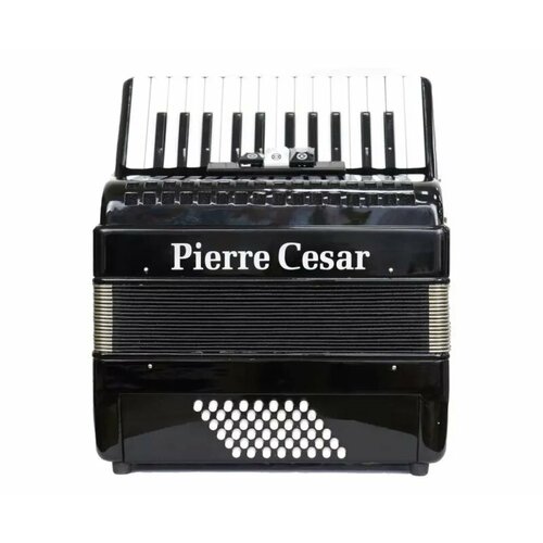 PCA2648 BKP Аккордеон, 48 басов, 26 клавиш в правой руке, 3 регистра, цвет черный перламутр, Pierre Cesar
