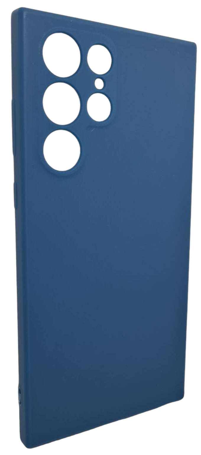 Чехол-накладка Microfiber Case Mariso для Samsung Galaxy S22 Ultra (Синий)