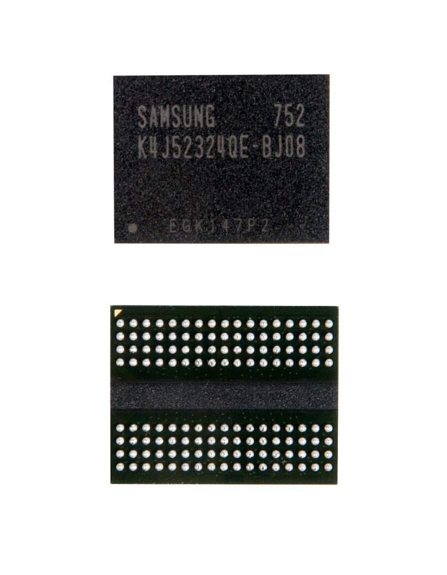 Video memory / Видеопамять SAMSUNG GDDR3 K4J52324QE-BJ08