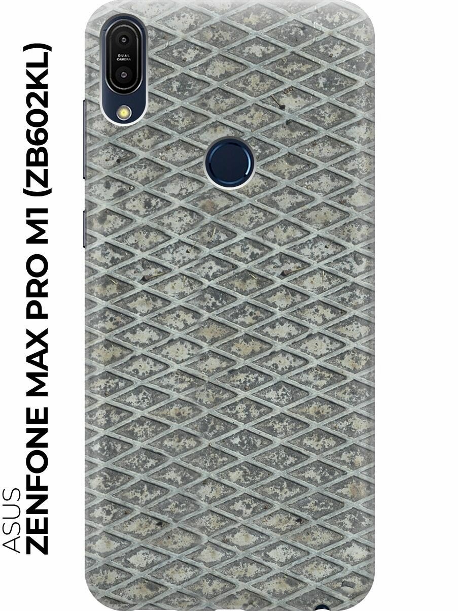 Силиконовый чехол Металлический лист на Asus Zenfone Max Pro M1 (ZB602KL) / Асус Зенфон Макс Про М1