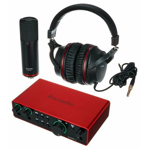 Комплект Focusrite Scarlett 2i2 Studio 4th Gen. аудиоинтерфейс focusrite scarlett 2i2 4th gen