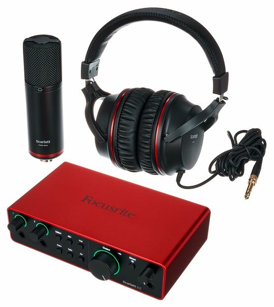 Комплект Focusrite Scarlett 2i2 Studio 4th Gen.