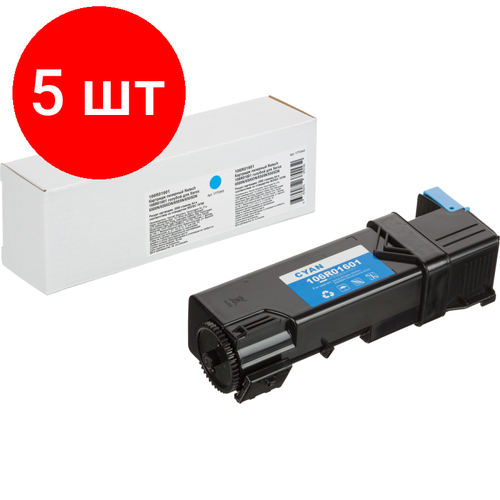 Комплект 5 штук, Картридж лазерный Retech 106R01601 гол. для Xerox 6500N/6500DN/6505N/6505DN