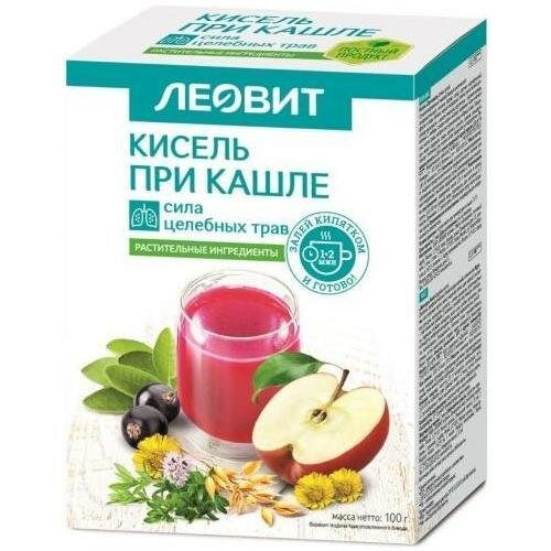 Леовит, кисель диетический при кашле 20 г, 5 шт.