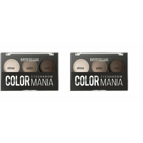 Тени для век Color Mania, тон 034 х 2шт