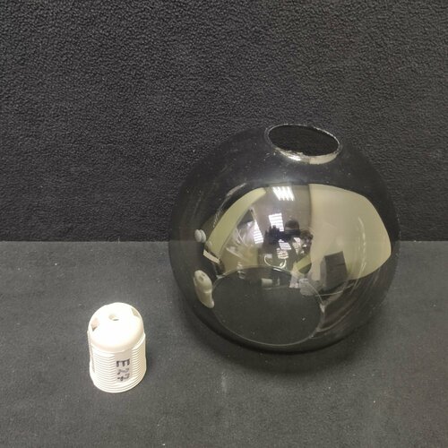 Плафон стекло дымчатое 180мм Е27 (48мм посадка) TK Light 2164 Cubus