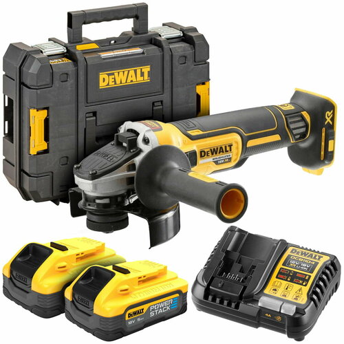 Аккумуляторная угловая шлифмашина DeWALT DCG405H2T 5900000₽