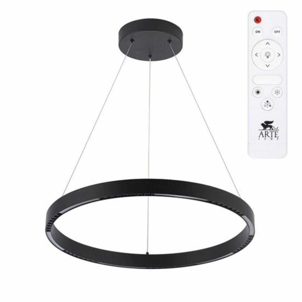 ARTE Lamp #ARTE LAMP A2189LM-1BK светильник подвесной