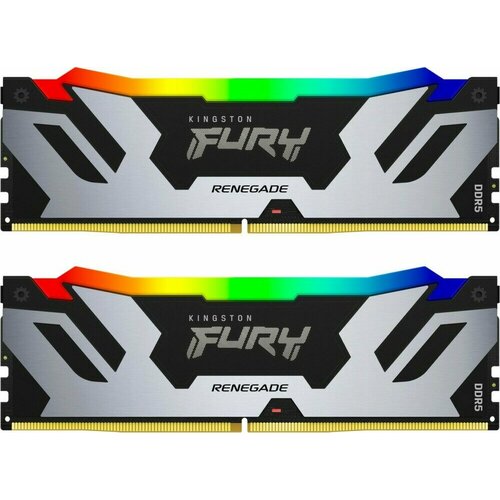 Kingston Модуль оперативной памяти 2x48ГБ DDR5 SDRAM Kingston FURY Renegade KF564C32RSAK2-96 PC51200 6400МГц CL32 ret 5672200₽