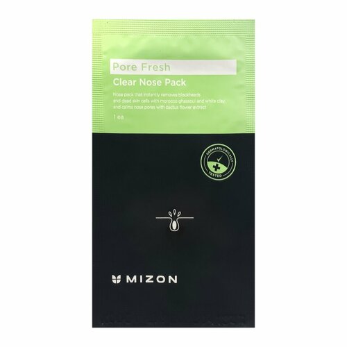 MIZON Pore Fresh Clear Nose Pack Патчи для носа очищающие 1шт mizon pore fresh clear nose pack патчи для носа очищающие 1шт