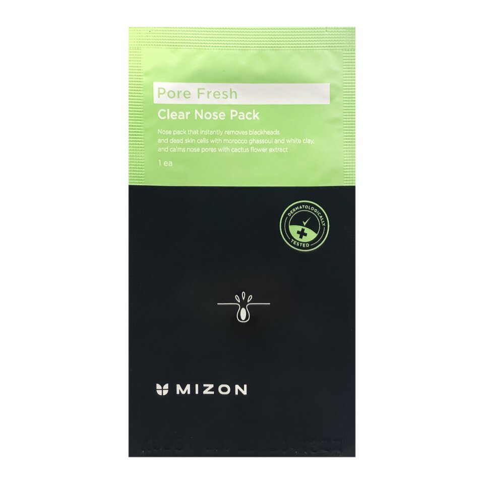 MIZON Pore Fresh Clear Nose Pack Патчи для носа очищающие 1шт