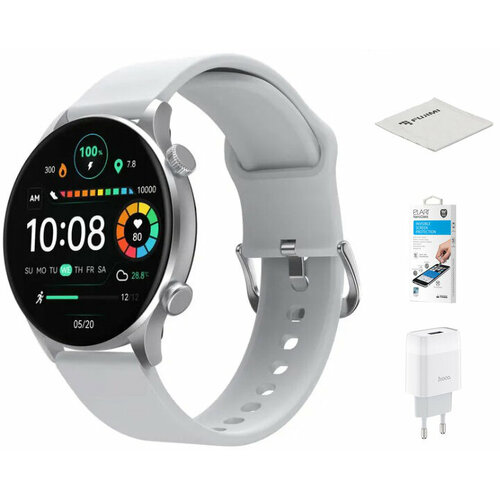 Умные часы Haylou LS16 Solar Plus Silver 850100₽