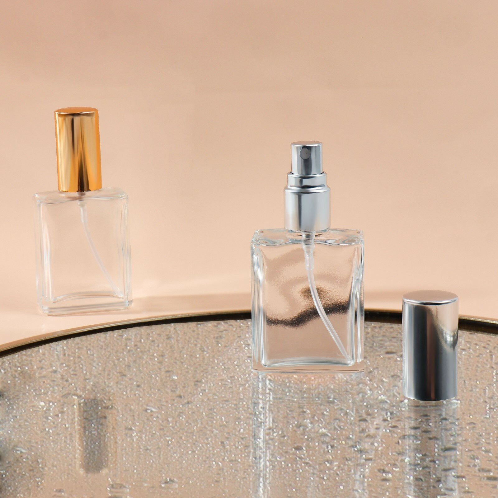 Флакон стеклянный для парфюма «Классика» с распылителем 15 мл цвет микс