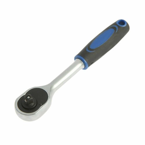 Вороток с трещоткой CrV квадрат 14 2К рукоятка 48 зубьев 150 мм 1236₽