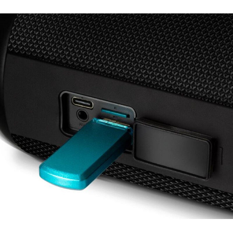 Портативная акустика Sven SV-021702 черная (20 Вт, Waterproof (IPx6), TWS, Bluetooth, USB, microSD, 2000мА*ч) - фото №5