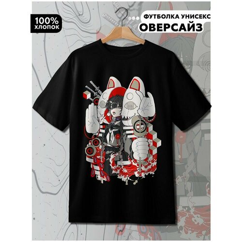 фото Футболка hypnotica, размер l, черный