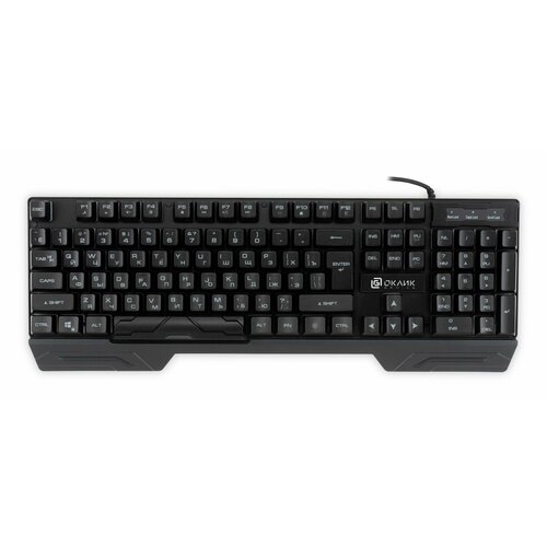 Клавиатура Оклик 709G черный USB LED 1788144 121900₽