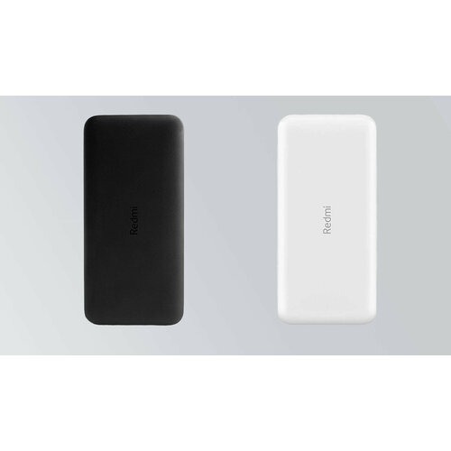 Портативный аккумулятор Xiaomi Redmi Power Bank Fast Charge 20000 mAh белый упаковка коробка 2700₽