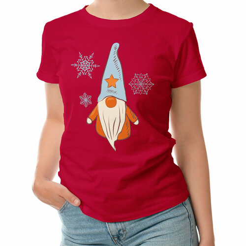 фото Футболка roly, размер l, красный