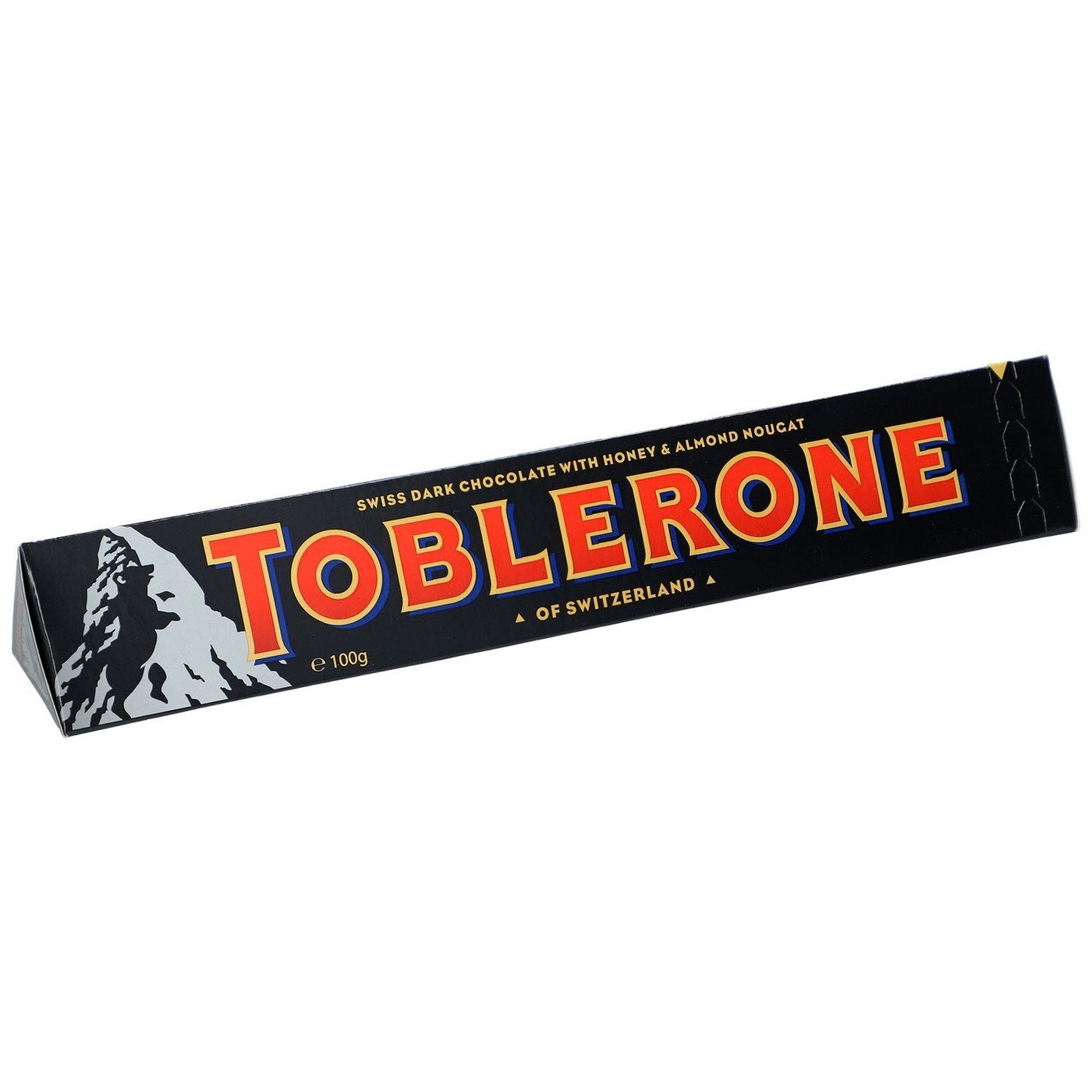 Toblerone шоколад горький с медово-миндальной нугой, 100 г