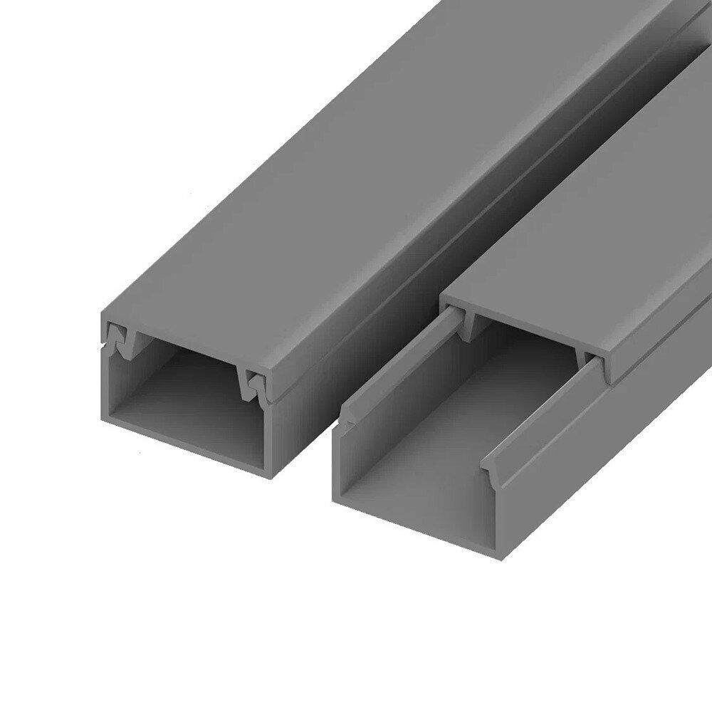 фото Кабель-канал Agis Profile 40х25 мм серый 2 м (60.02.40.25.200)