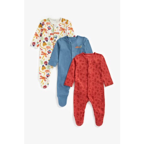 Комбинезон mothercare, комплект из 3 шт., размер 86, мультиколор