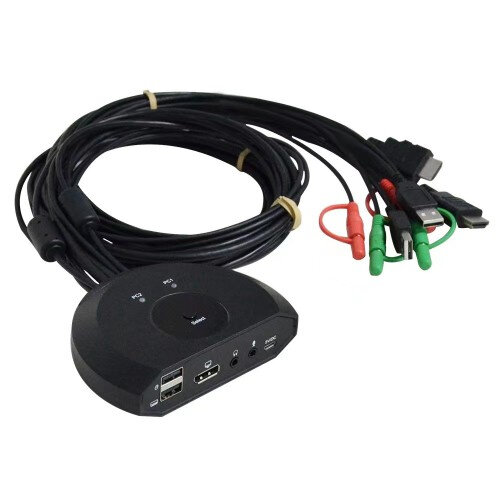 Переключатель KS-IS KVM KS-767 HDMI Audio USB x 2