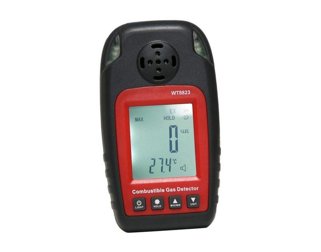 Портативные (переносные) газоанализаторы WT8823-HT (black) (Q21027WT8): природного и угарного газов, пропана, бутана, метана, аммиака, паров бензина