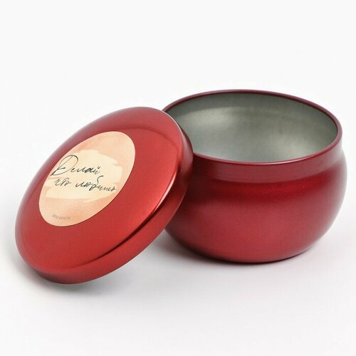 Банка для свечи с наклейкой Делай что любишь 6х4 см 554₽